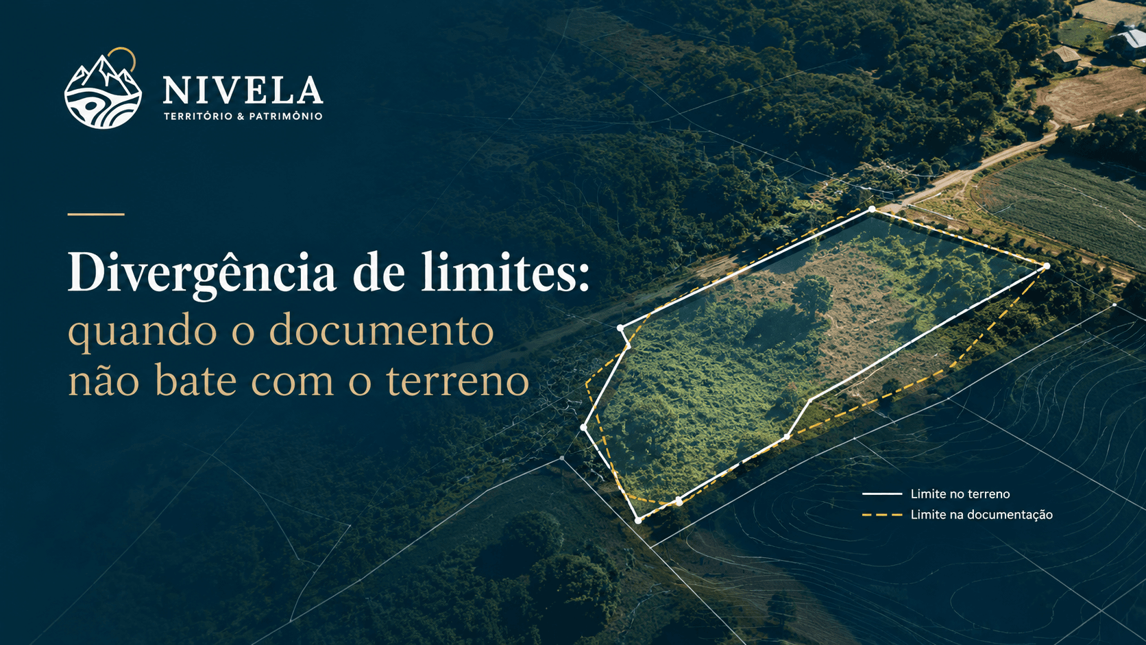 Divergência de limites: quando o documento não bate com o terreno