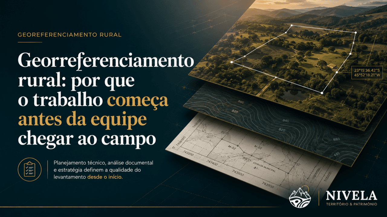 Georreferenciamento rural: por que o trabalho começa antes da equipe chegar ao campo"